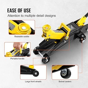 Amazon.com: VEVOR Low Profile Floor Jack 2 Ton (4400 lbs